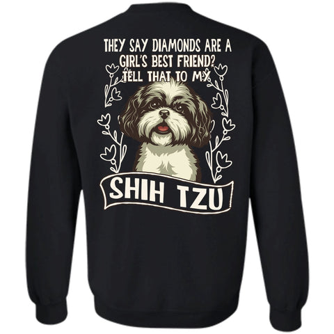 A black t-shirt with the shopify logo