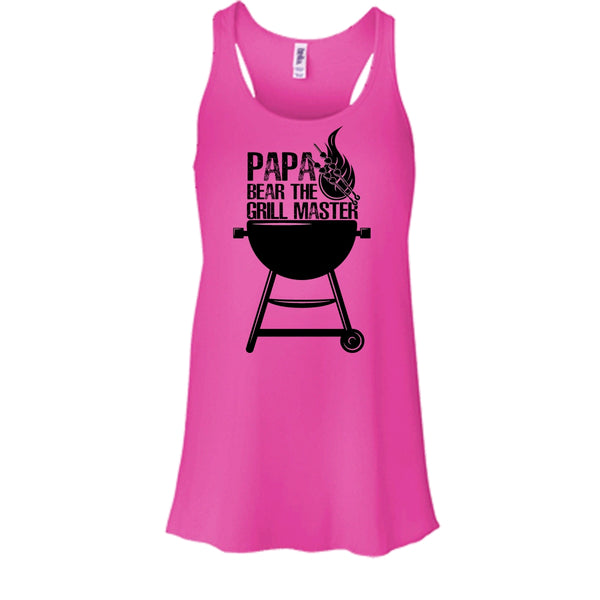 Papa Bear The Grill Master T Shirt, Gift For Papa Tank Top