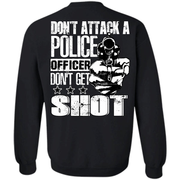 A black t-shirt with the shopify logo