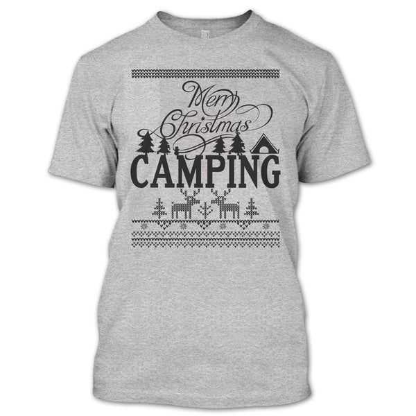 Merry Christmas Camping T Shirt, Gift For Camper T Shirt