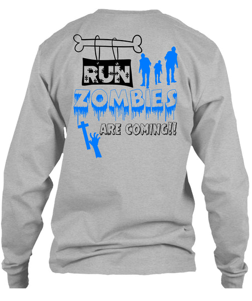 Run Zombies Are Coming T Shirt, Wait For Halloween T Shirt