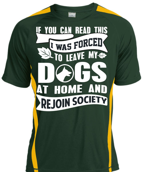 I Was Forced To Leave My Dogs T Shirt, I Love My Dog T Shirt, Cool Shirt