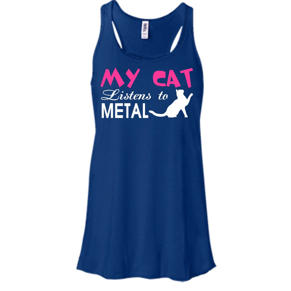 My Cat Listens To Metal Shirt, Cool Cat Shirt