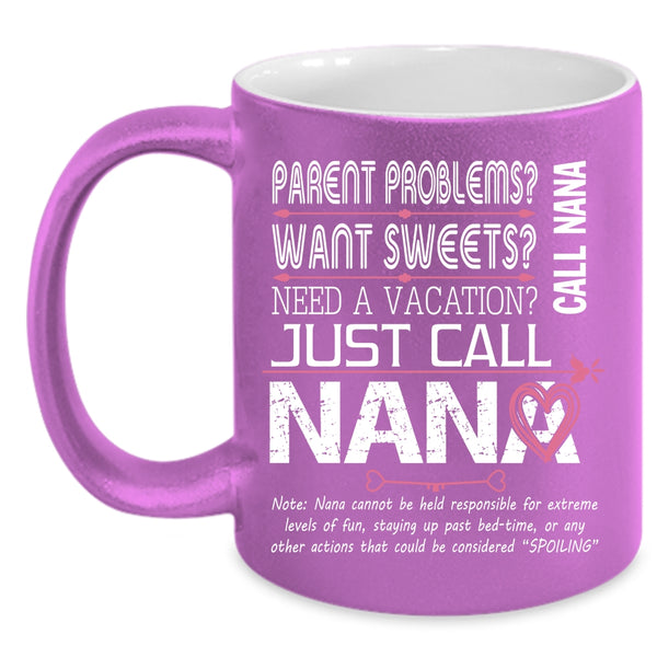 Happiness Is Being A Nana Coffee Mug, I Love Being A Nana Coffee Cup