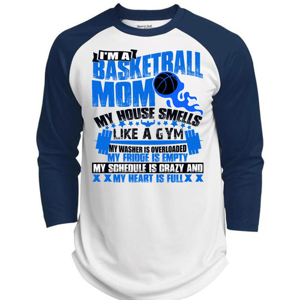 I'm A Basketball Mom T Shirt, I Love Basketball T Shirt, Awesome T-Shirts  (Polyester Game Baseball Jersey)