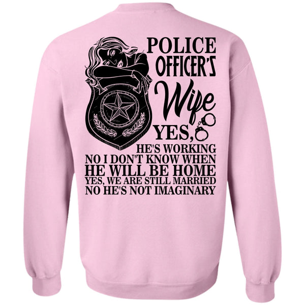 I Love Police T Shirt, Police Officer's Wife Sweatshirt