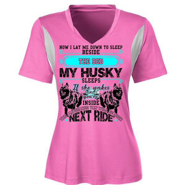 The Bed My Husky T Shirt, I Love Husky T Shirt, Awesome T-Shirts