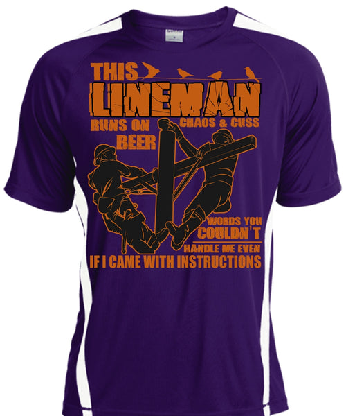 This Lineman Runs On Beer T Shirt, I Love Lineman T Shirt, Cool Shirt