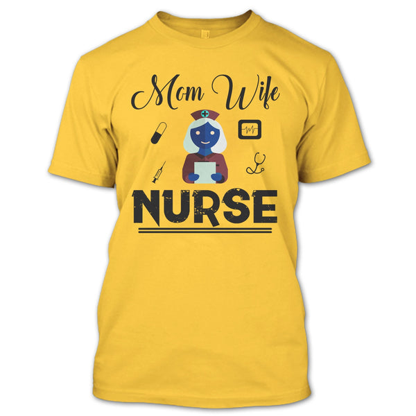 A black t-shirt with the shopify logo