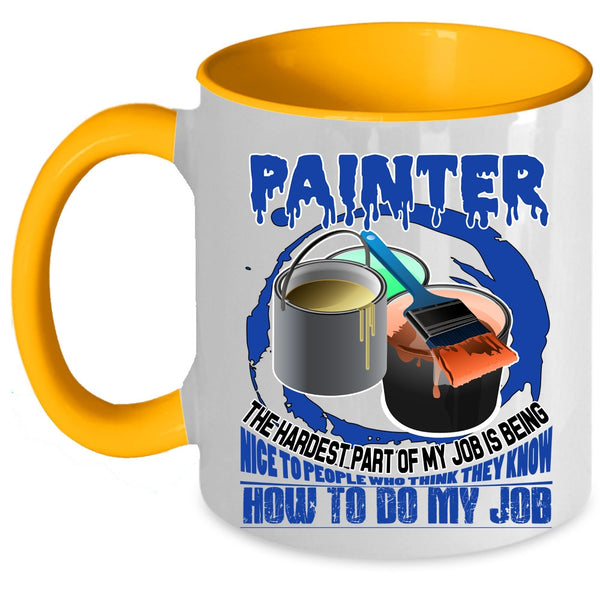 Cute Gift For Painter Coffee Mug, Painter Accent Mug