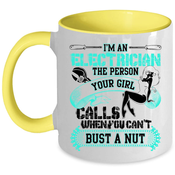 Awesome Electricians Coffee Mug, I'm An Electrician Accent Mug