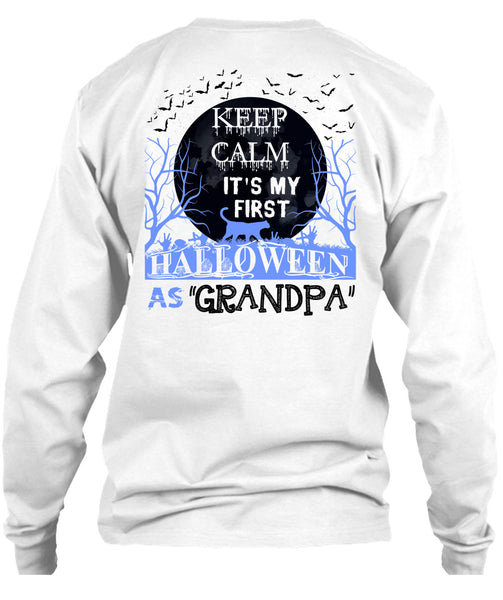 Keep Calm It's My First Halloween As Grandpa T Shirt, Wait For Halloween T Shirt