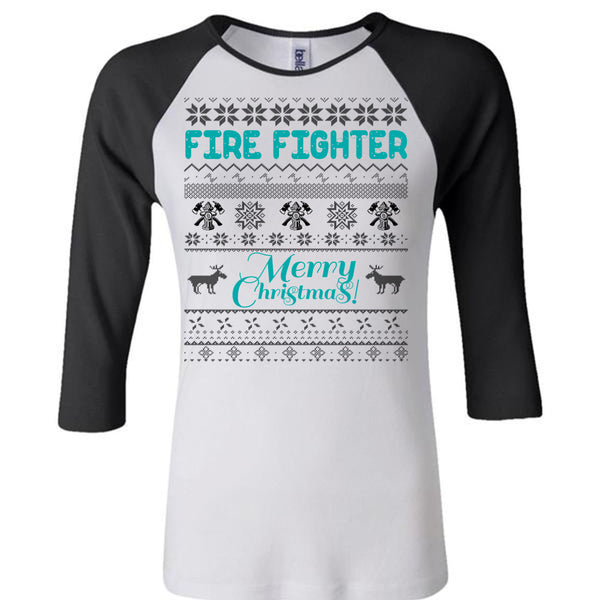 Firefighter Merry Christmas T Shirt, I Love Firefighter T Shirt, Awesome T-Shirts
