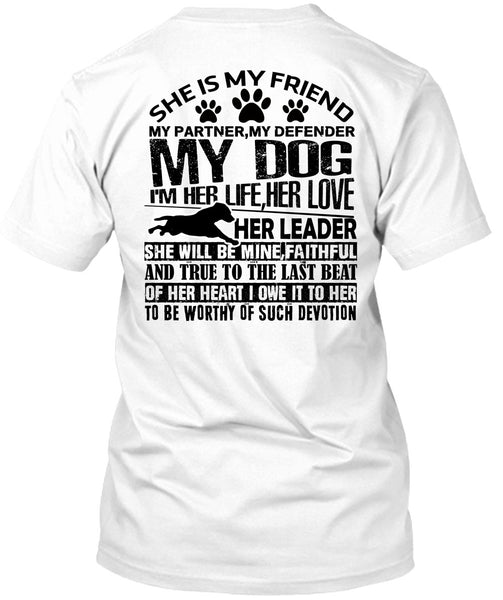 A black t-shirt with the shopify logo