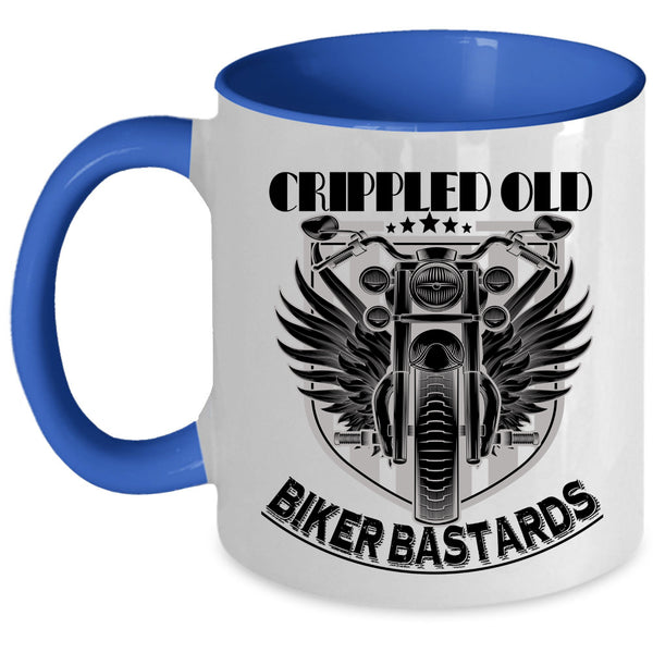 Biker Bastards Coffee Mug, Crippled Old Accent Mug
