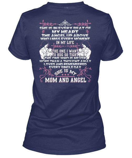 She Is My Mom And Angel T Shirt, I Love Mom T Shirt