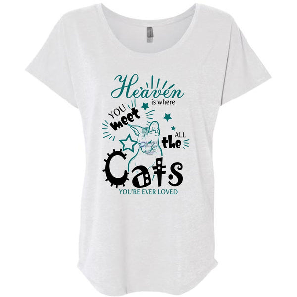 Heaven Is Where You Meet All The Cats T Shirt, I Love My Cat T Shirt, Awesome T-Shirts