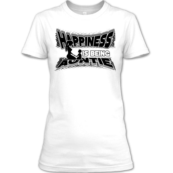 Happiness Is Being Autie T Shirt, Gift For Aunt T Shirt
