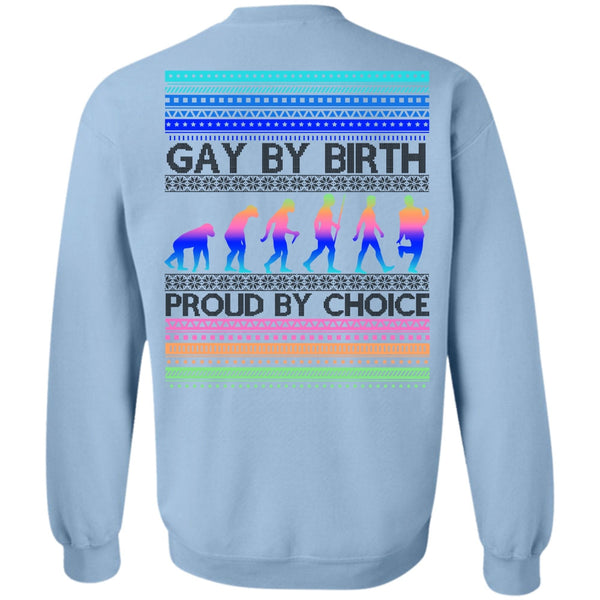 Being A Gay T Shirt, Gay By Birth Proud By Choice Sweatshirt