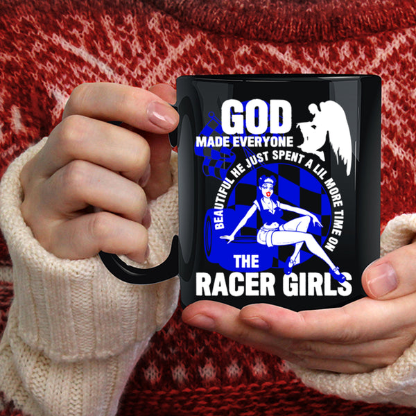 The Racer Girls Coffee Mug, Cool Gift For Racer Girls Coffee Cup