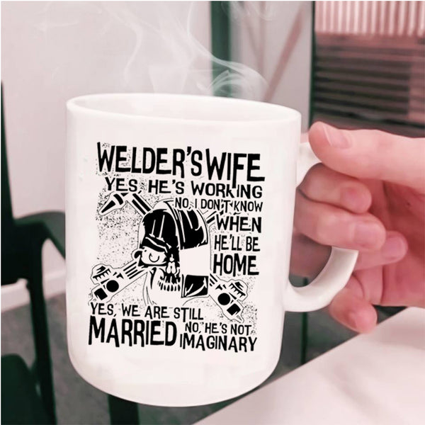 Cool Welder's Wife Coffee Mug, Welder's Wife Cup