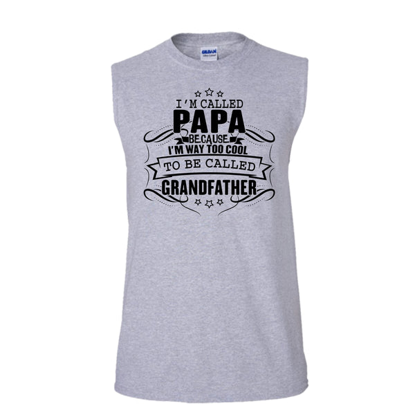 I'm Called Papa T Shirt, Father's Day Gift Tank Top (Men's Cotton Sleeveless)