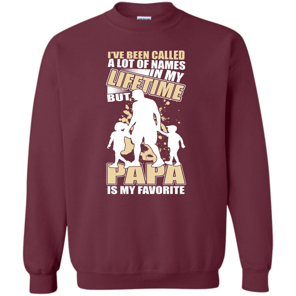 Papa Is My Favorite Name T Shirt, Coolest Papa Ever Sweatshirt