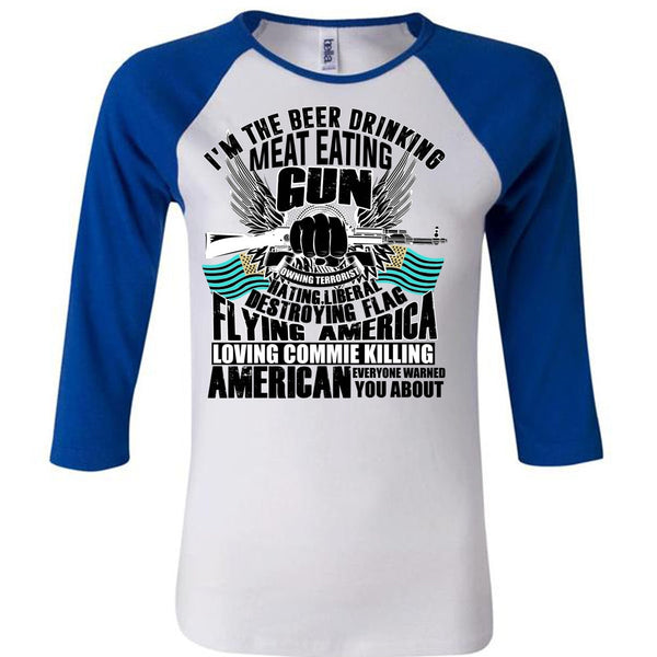 Meat Eating Gun T Shirt, I Love Gun T Shirt, Awesome T-Shirts