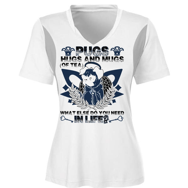 Pugs Hugs And Mugs T Shirt, I Love Pug T Shirt, Awesome T-Shirts
