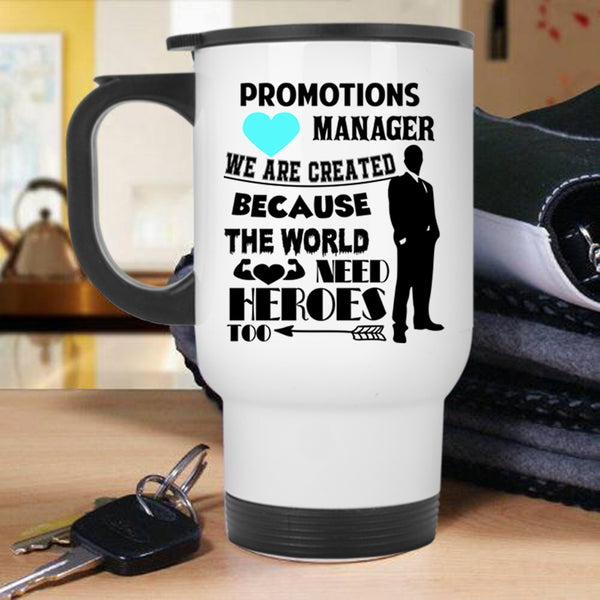 Awesome Manager Travel Mug, Promotions Manager Mug