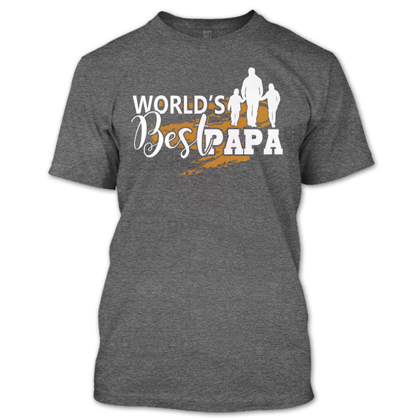 World's Best Papa T Shirt, Coolest Papa T Shirt