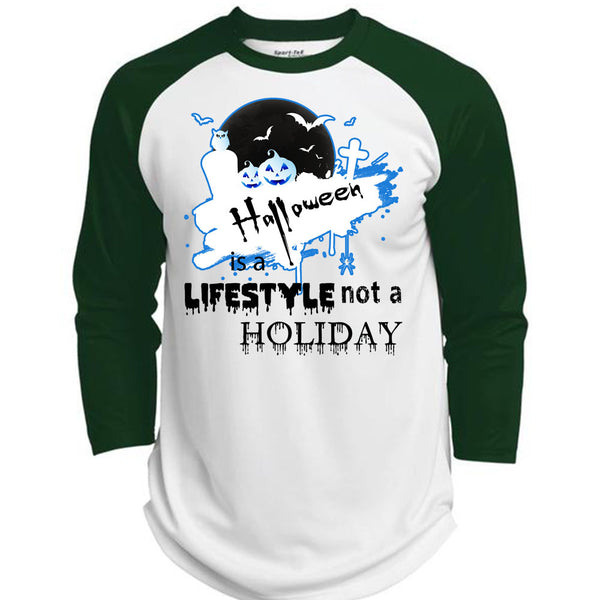 Halloween Is A Lifestyle Not A Holiday T Shirt, Wait For Halloween T Shirt, Awesome T-Shirts  (Polyester Game Baseball Jersey)