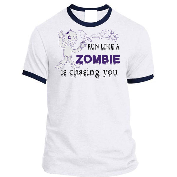 A black t-shirt with the shopify logo