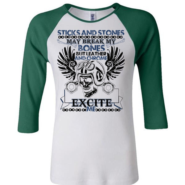 Sticks And Stones T Shirt, I Love Biker T Shirt, Awesome T-Shirts