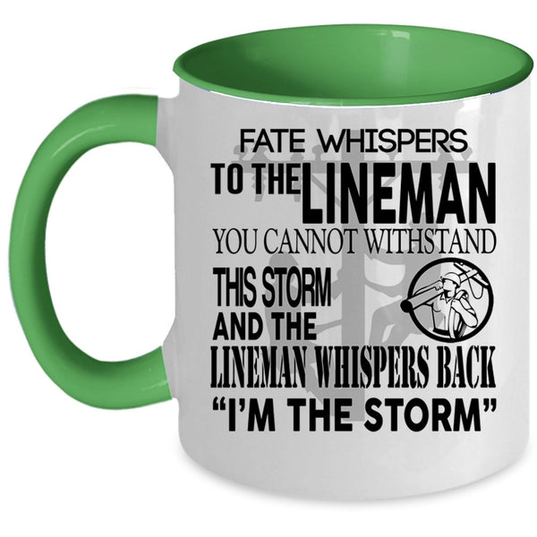 Best Gift For Lineman Coffee Mug, Cool Linemen Accent Mug