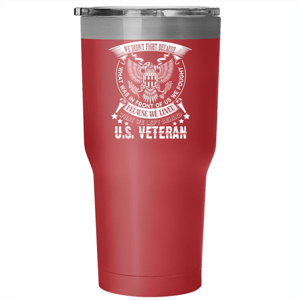 Cool U.S Veteran Tumbler 30 oz Stainless Steel, Awesome Gift For Veterans Day Travel Mug