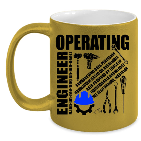 Cool Operating Engineer Coffee Mug, Operating Engineer Accent Mug