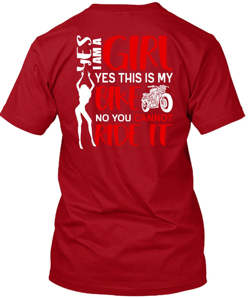 I Am A Girl T Shirt, This Is My Bike T Shirt