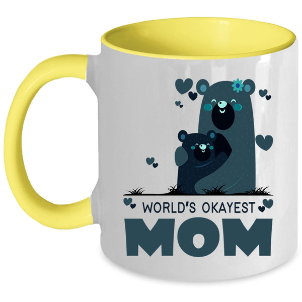 Cute Gift For Mom Coffee Mug, Best Mom Ever Accent Mug