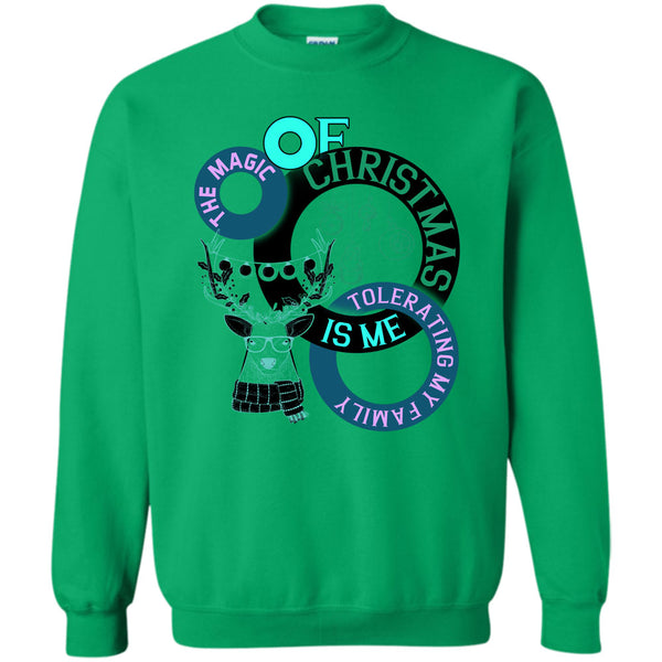 Coolest Merry Christmas T Shirt, The Magic Of Christmas Is Me Sweatshirt