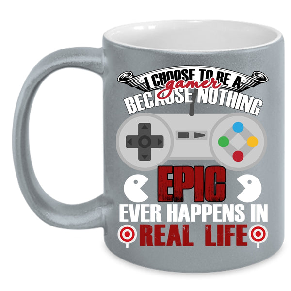 I Choose To Be A Gamer Coffee Mug, Proud To Be A Gamer Coffee Cup