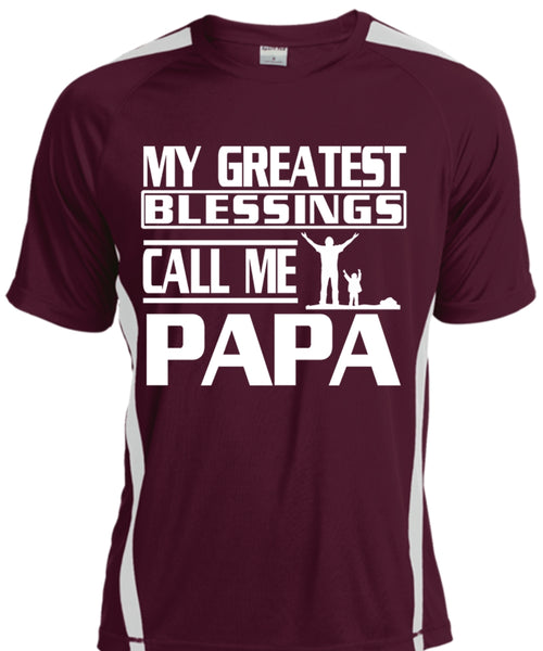 My Greatest Blessings Call Me Papa T Shirt, Father's Day T Shirt