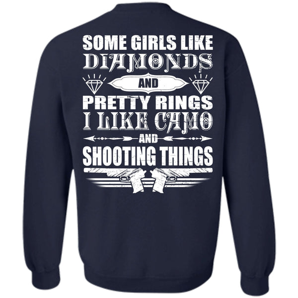 Girls Like Diamonds T Shirt, I Love Hunter Sweatshirt