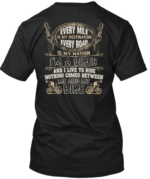 A black t-shirt with the shopify logo