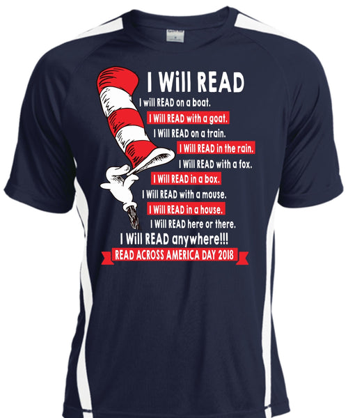 The Cat in the Hat T Shirt 2018, I Will Read Anywhere T Shirt, I Will Read In A Box T Shirt, Cool Shirt