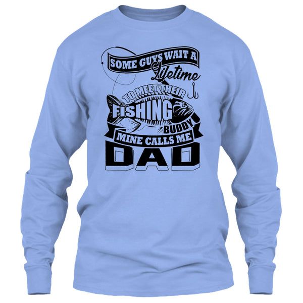 Their Fishing Buddy T Shirt, Coolest Fishing Dad T Shirt
