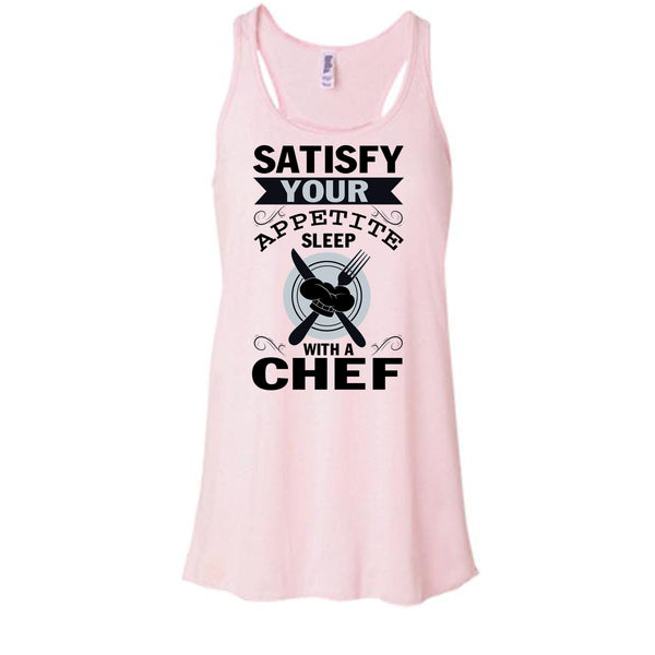 Satisfy Your Appetite Sleep With A Chef T Shirt, Cool Chef Wife T Shirt, Awesome t-shirts