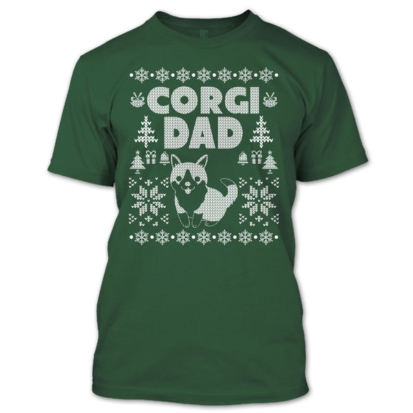 Corgi Dad T Shirt, Coolest Dog Lover T Shirt
