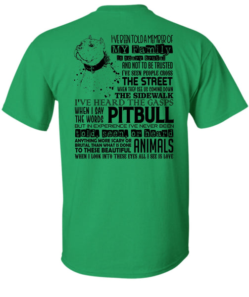 I Say The Words Pit Bull T Shirt, I Love My Dog T Shirt