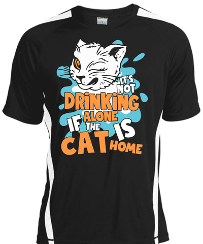 A black t-shirt with the shopify logo